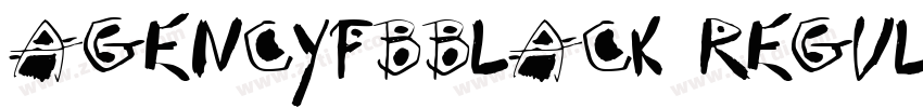 AgencyFBBlack Regula字体转换